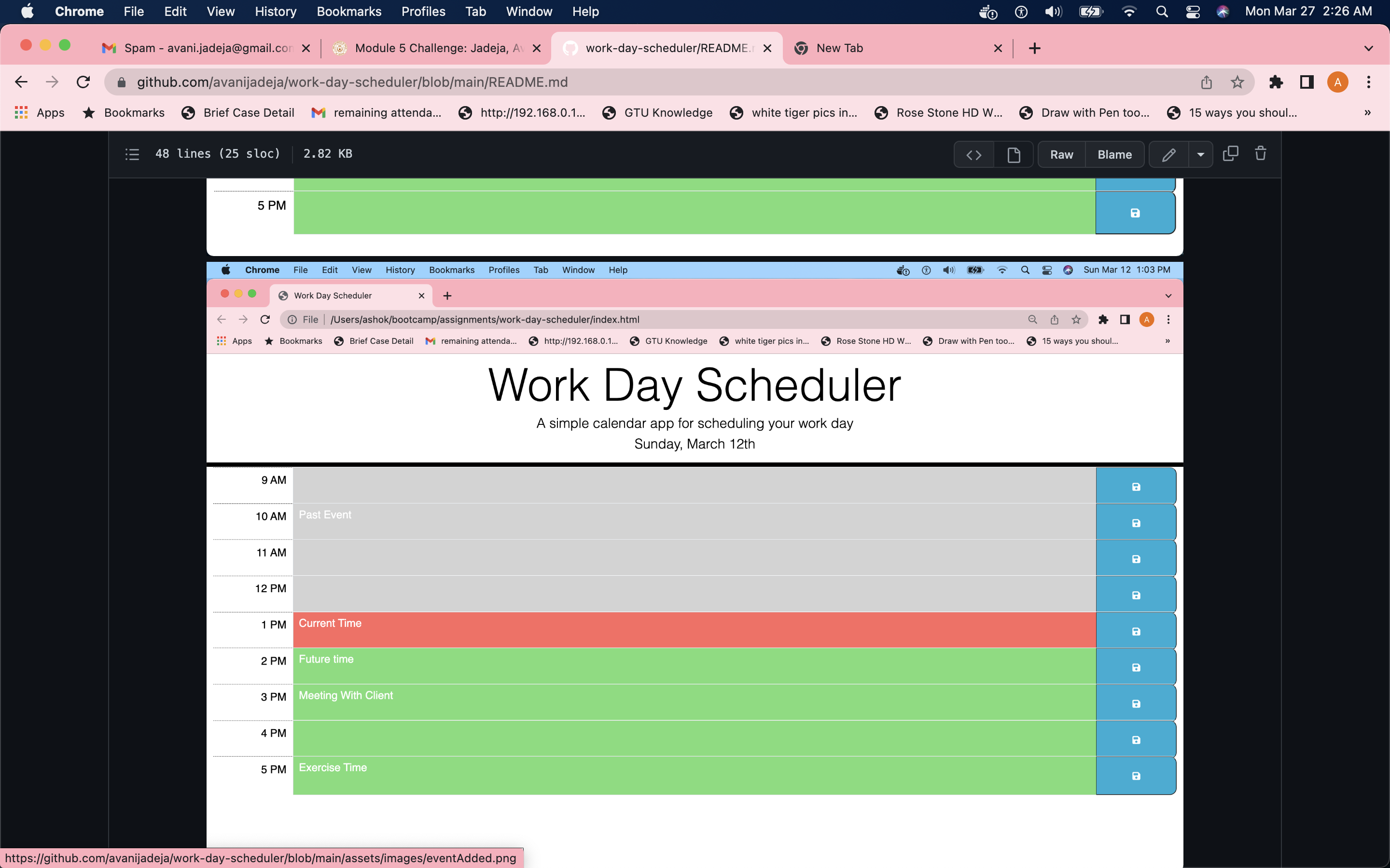 workday scheduler